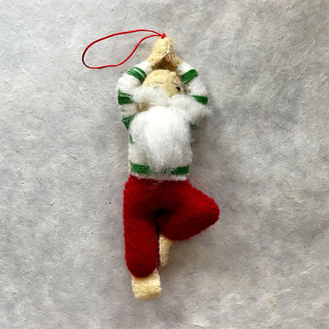 Yoga Santa Ornament, Nepal