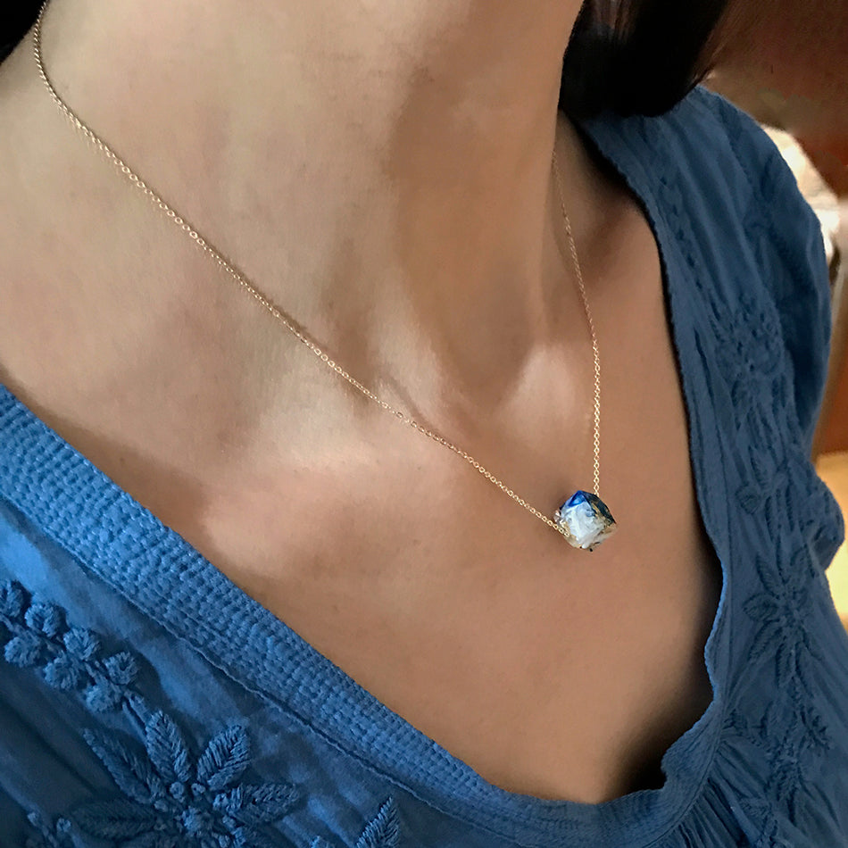 Fair trade eco friendly necklace handmade by women in Colombia