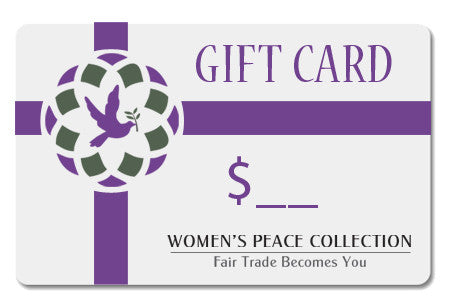 Gift Card - Starting at $15 - Women's Peace Collection