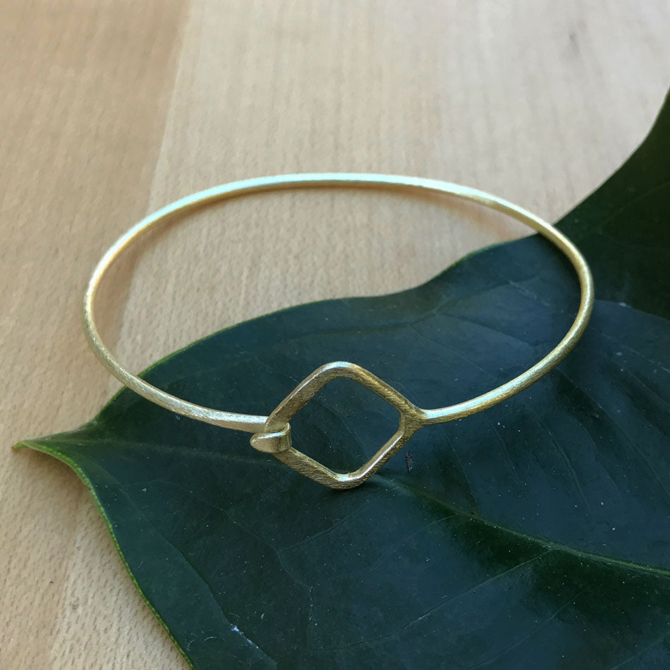 Fair Trade brass bracelet handmade in India