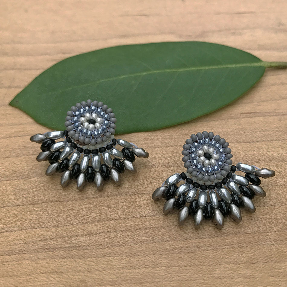 fair trade bead earrings handmade by women in Guatemala