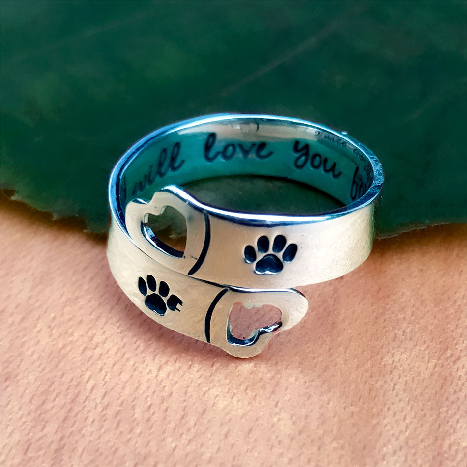 "Love You Forever" Ring - Sterling Silver, Mexico
