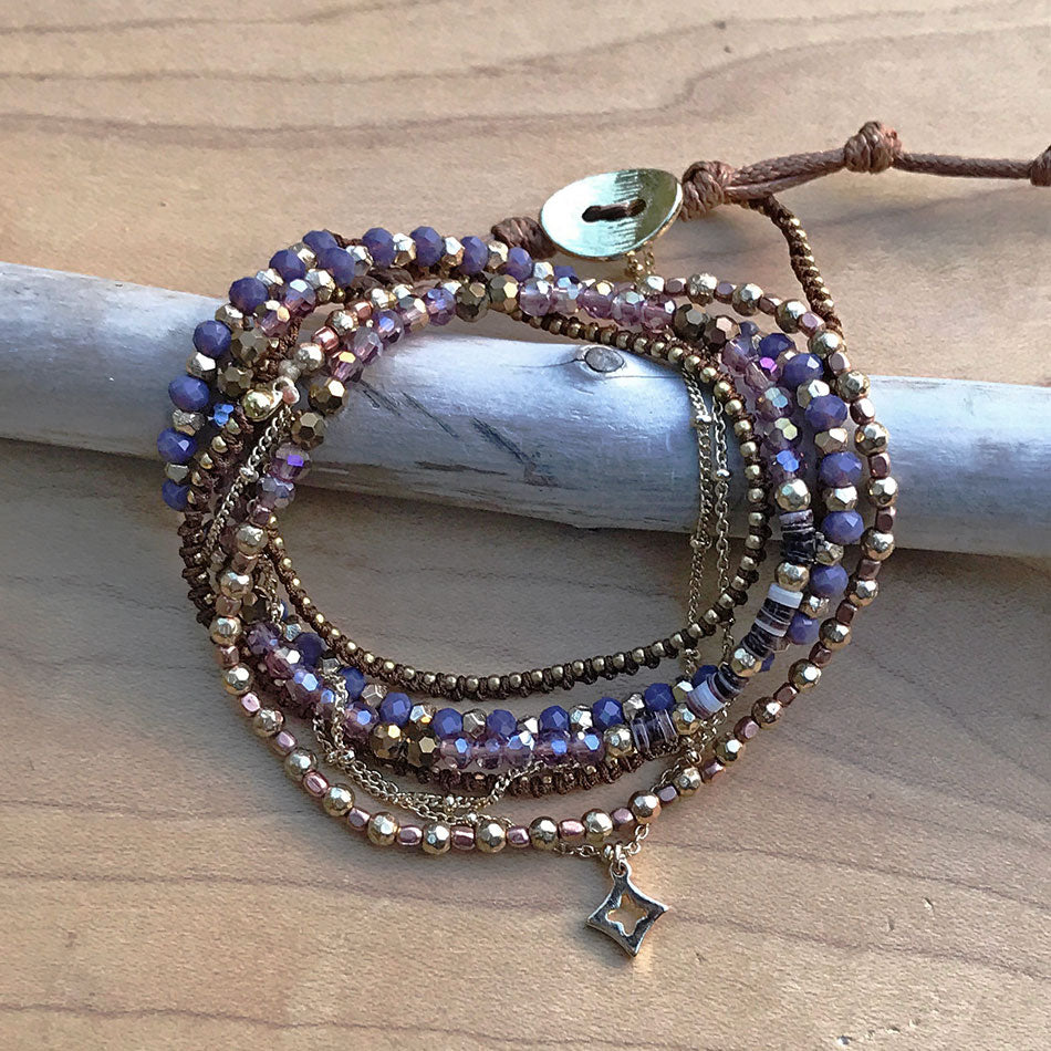 Fair trade bracelet handmade by women in Thailand