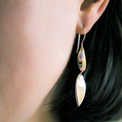 fair trade sterling silver earrings handmade in Bali